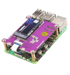 Raspberry Pi 5 Expansion Board PCIE to M.2 NVME SSD Pi5 PCIe MPS2242-2230 Solid State Drive