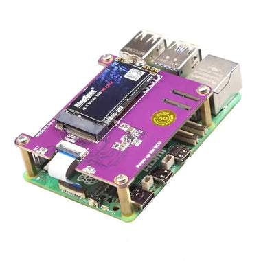 Raspberry Pi 5 Expansion Board PCIE to M.2 NVME SSD Pi5 PCIe MPS2242-2230 Solid State Drive