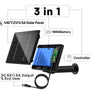 Portable Solar Power Bank D4 5V 6V Solar Battery Charger for Security Camera with DC 5521 Output 4W Solar Panel Battery Charger