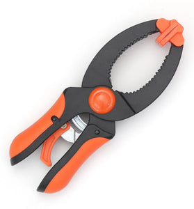 6-1/4 Inch / 9 Inch Woodworking Spring Clamps Ratchet Mechanism Rapid Clamping Plastic Clamp Clips for Carpentry Projects