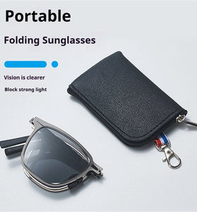 Unisex Portable Foldable Polarized Sunglasses Lightweight Stylish HD  UV400 Sun Glasses for Outdoor Travel Daily