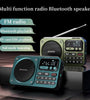 SANSUI F22 Multimedia Radio Wireless bluetooth Speaker Digital Display HiFi Card Music Loudspeaker FM Radios Support U Disk TF Card Playback