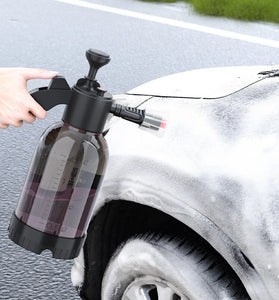 2L Car Washer Handheld High Pressure Foam Car Wash Liquid Spray Bottle Hand Pump Foam Sprayer for Car Window/Body Cleaning