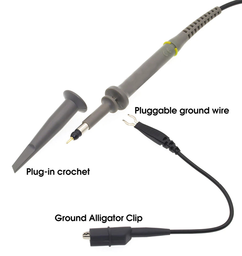 DANIU 1 Set P6100 DC-100MHz Oscilloscope Probe 100MHz Scope Clip Probe for Tektronix