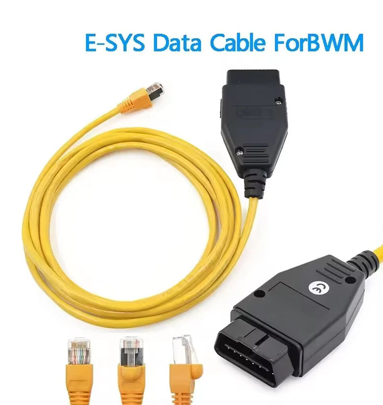 Eth Net Esys Cable Enet Refresh Interface Cable E-Sys Icom Encoding F Series For BMW F-Cars Enet Esys Data Cable Car Programming Brush Hidden Cable