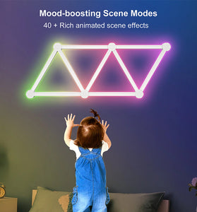 LIXINCORDA Tuya Smart Splicing Light Bars DIY Indoor Wall Atmosphere Light LED Creative Sound Pickup Quantum Lamp