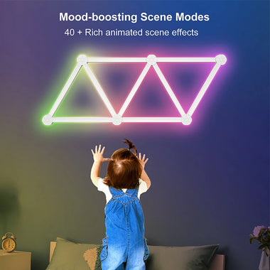 LIXINCORDA Tuya Smart Splicing Light Bars DIY Indoor Wall Atmosphere Light LED Creative Sound Pickup Quantum Lamp