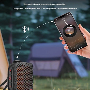 Monster M3 Portable Speaker bluetooth V5.4 Speaker Stereo Sound TWS IPX7 Waterproof Hands-free Call Magnetic-clip Wearable Outdoors Speaker