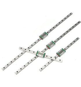 Drillpro MGN12 100-1000mm Linear Rail Guide with MGN12H Linear Sliding Guide Block CNC Parts