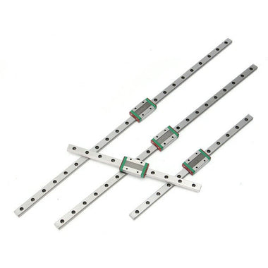 Drillpro MGN12 100-1000mm Linear Rail Guide with MGN12H Linear Sliding Guide Block CNC Parts