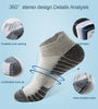 5 Pairs Sports Socks Men's Short Socks Sweat-absorbent Breathable Mesh Athletic Ankle Socks Casual Thin Section Cotton Socks Size 38-45