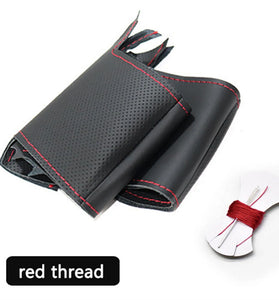 Artificial Leather Car Steering Wheel Cover for VW Golf 4 Passat B5 1996-2003 Seat Leon 1999-2004 for Polo 1999-2002