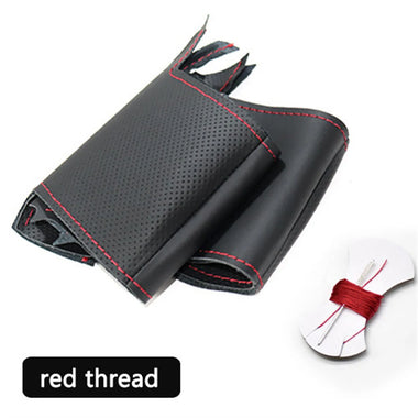 Artificial Leather Car Steering Wheel Cover for VW Golf 4 Passat B5 1996-2003 Seat Leon 1999-2004 for Polo 1999-2002