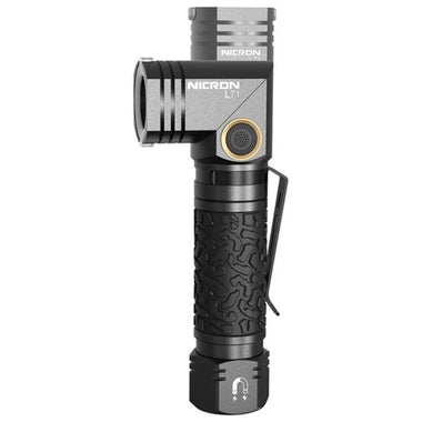NICRON L71 1500 Lunmens Tactical Flshlights Come with Battery 90 Degree L-shape Working Light Type-C Rechargeable Magnetic Torch, IP65 Waterproof for Outdoor Camping Emergency