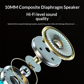 i25 TWS Wireless Earbuds bluetooth Earphone 10mm Composite Diaphragm HiFi Bass Sound LED Power Display Smart Touch Control Earhooks Sports Headphones