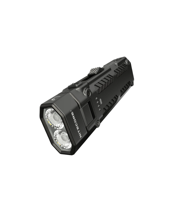 Nitecore EDC09 1600 Lumens EDC Flashlight 102 Rotating Swivel Head 3 Color Temperatures USB-C Rechargeable Magnetic Tail Stainless Steel Body Waterproof