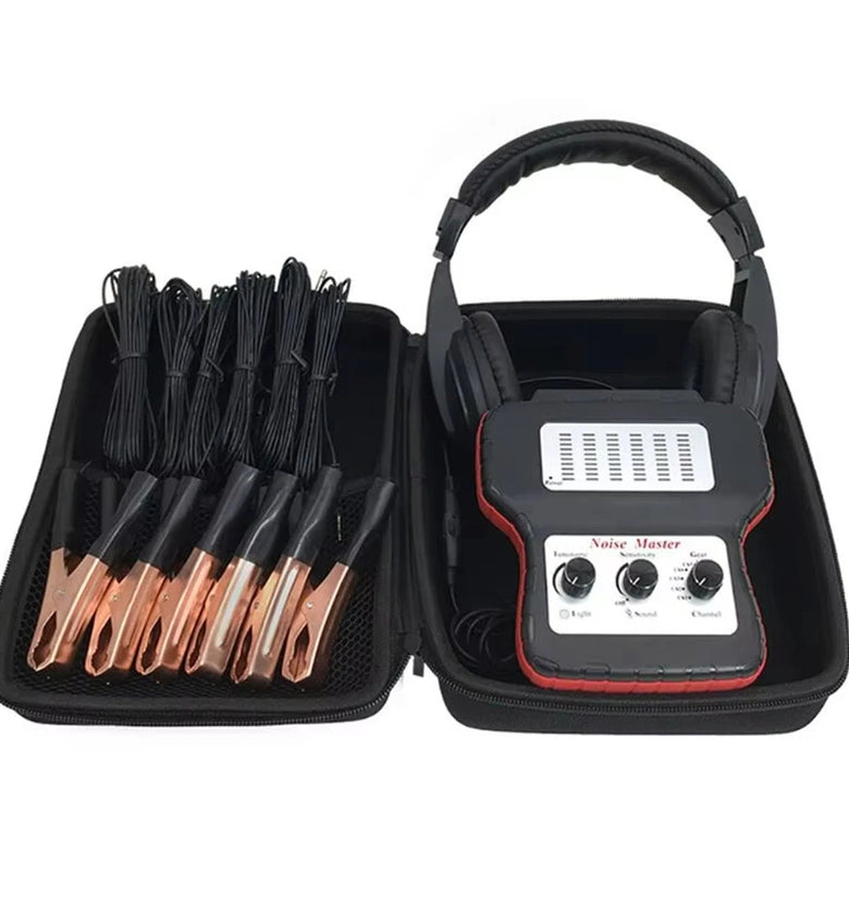 Car Abnormal Noise Stethoscope Automotive Electronics Six-Channel Engine Chassis Transmission Noise Tester Diagnostic Kit Abnormal Sound Detector Noise Finder