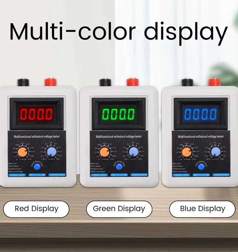 0~3500V Semiconductor Withstanding Voltage Tester Transistor Tester Diode MOS Triode LED Voltage MOV Withstand Voltage Detection