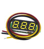 0.28 inch 3-wire Digital DC Voltmeter Head Digital Display Adjustable Three-wire DC0-100V Battery Voltmeter