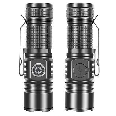 30W Long-Range Throwing LED Flashlight Ultra Bright Mini Type-C Charging Torch With Strong Light for Home Emergency, Outdoor Camping Hiking
