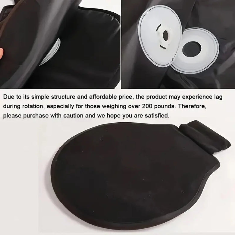 360 Rotating Car Seat Cushion Seat Protector Non-Slip Hand Washable Round Design Suitable For All Seasons Comfort Vehicle Interior Easy Access to the Seat