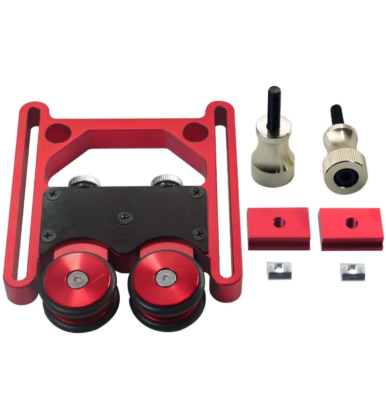 Adjustable Stock Guide with One-Way Wheel and Safety Auxiliary Tool Versatile for Table Saw Band Saw Circular Saw Woodworking Equipment Tool