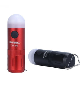 MATEMINCO CSF06 350 Lumens LED Keychain Flashlight Type-C USB Rechargeable Mini Size LED Torch Keychain Light Camping Light