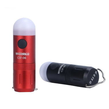 MATEMINCO CSF06 350 Lumens LED Keychain Flashlight Type-C USB Rechargeable Mini Size LED Torch Keychain Light Camping Light