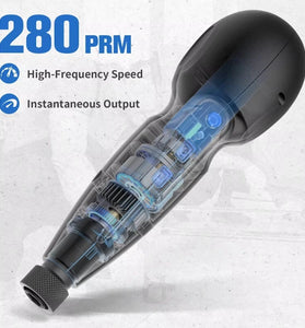 Electric Screwdriver 3.6V Lithium-ion Battery Type-C Fast Charging 2 N.m. Torque Portable ABS Body Quick-release Hex Chuck