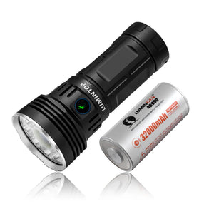 Lumintop Thanos 2.0 LEP LED 12600lm 1300m Thrower Flood Flashlight USB Type-C Rechargeable 46950 High Capacity Battery/Power Bank for Camping Search Rescue Exploration
