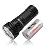 Lumintop Thanos 2.0 LEP LED 12600lm 1300m Thrower Flood Flashlight USB Type-C Rechargeable 46950 High Capacity Battery/Power Bank for Camping Search Rescue Exploration