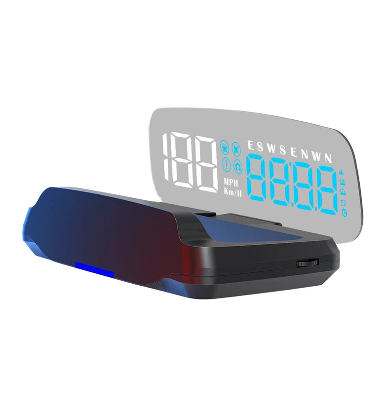 C7 HUD Car Head-Up Display GPS Speedometer Compass Driving Distance Speed Time Driving Time Date Altitude Number Of Compass Overspeed Alarm Fatigue Driving Satellites Reminder