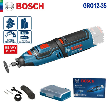 GRO 12V-35 Cordless Rotary Tool 12V Electric Grinder Multi-Purpose Mini Engraving Sanding Polishing Drilling Power Tools