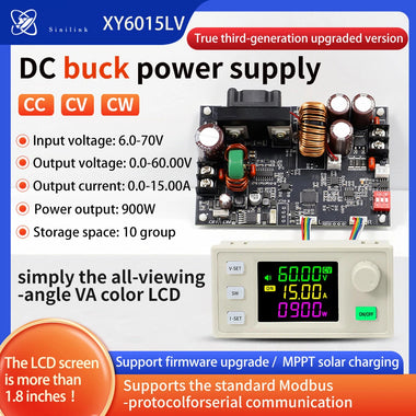 Sinlink XY6015LV CNC Adjustable DC Stabilized Power Supply Module Constant Voltage and Current 15A/900W Voltage Reduction Module