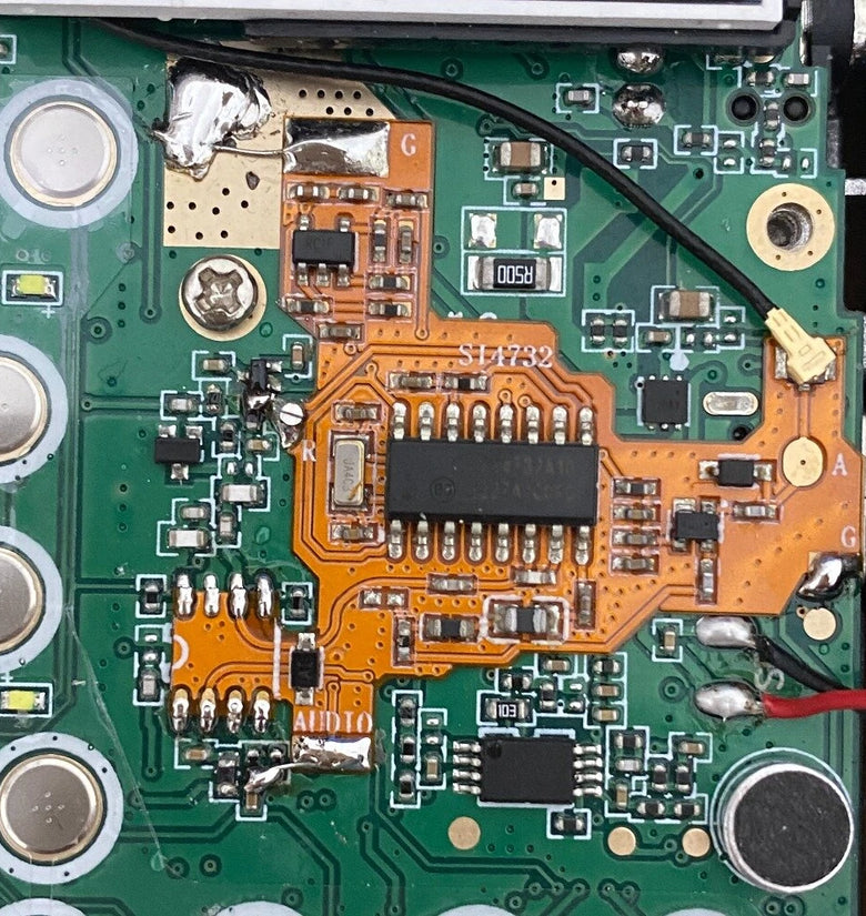 SI4732 Chip and Crystal Oscillator Component Modification Module for Quansheng UVK5/K6 PLUS FPC Version