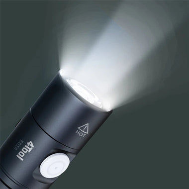 Nextool 4Tool ED10 1400lm TIR Lens 200m Long Range Compact EDC Flashlight with 2600mAh 18650 Li-Battery Type-C USB Rechargeable Powerful Mini Torch with P9 LED