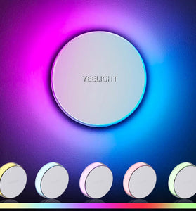 Yeelight RGB Magnetic Sensor Night Light Dual Sensor 30-LED Soft Glow 750mAh Type-C Rechargeable Magnetic Night Lamp