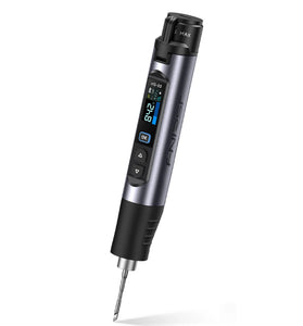 FNIRSI HS-03 Cordless Upgraded Soldering Iron 10W 100-450C Swappable 2600mAh Battery Type-C 0.96" IPS Screen 1F Step Adjustment F210 Tips 7s Heat Up