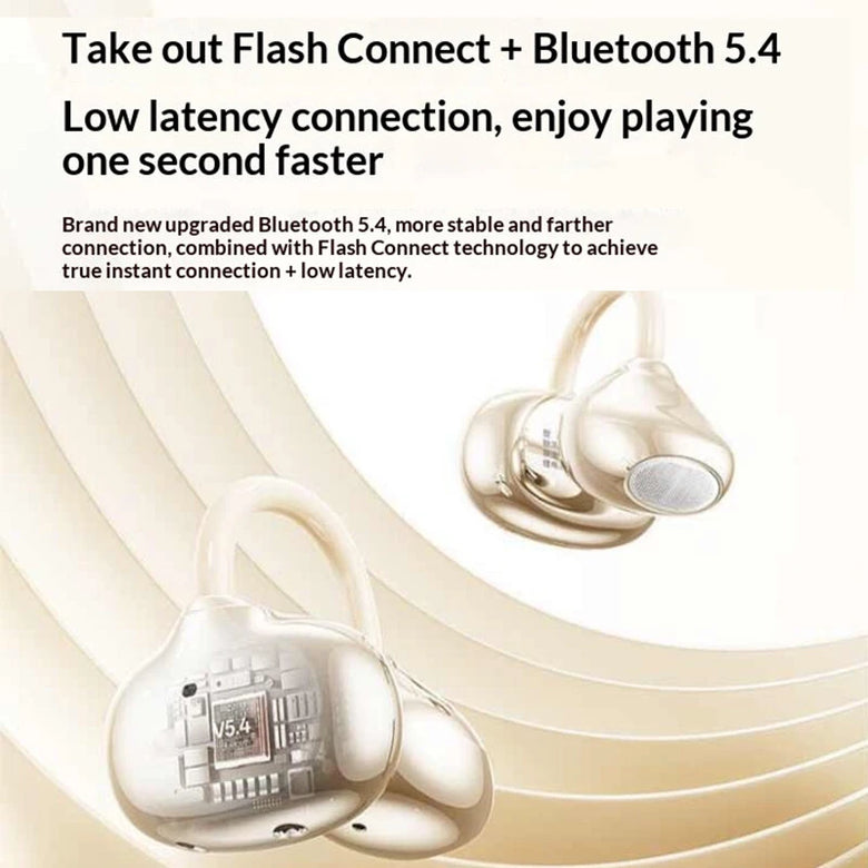 Lenovo XA390 TWS Earbuds Wireless bluetooth Earphone 13mm Dynamic Diaphragm Spatial Audio 4-Mic Smart Sound Pickup Touch Control Earclips Sports Headphones