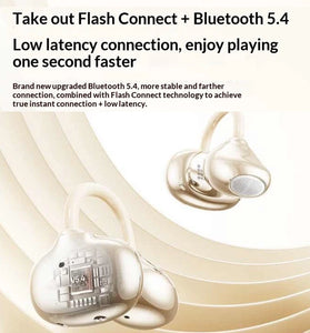 Lenovo XA390 TWS Earbuds Wireless bluetooth Earphone 13mm Dynamic Diaphragm Spatial Audio 4-Mic Smart Sound Pickup Touch Control Earclips Sports Headphones