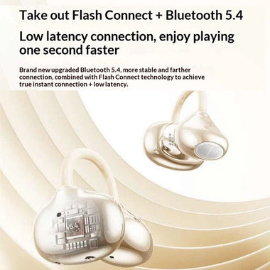 Lenovo XA390 TWS Earbuds Wireless bluetooth Earphone 13mm Dynamic Diaphragm Spatial Audio 4-Mic Smart Sound Pickup Touch Control Earclips Sports Headphones
