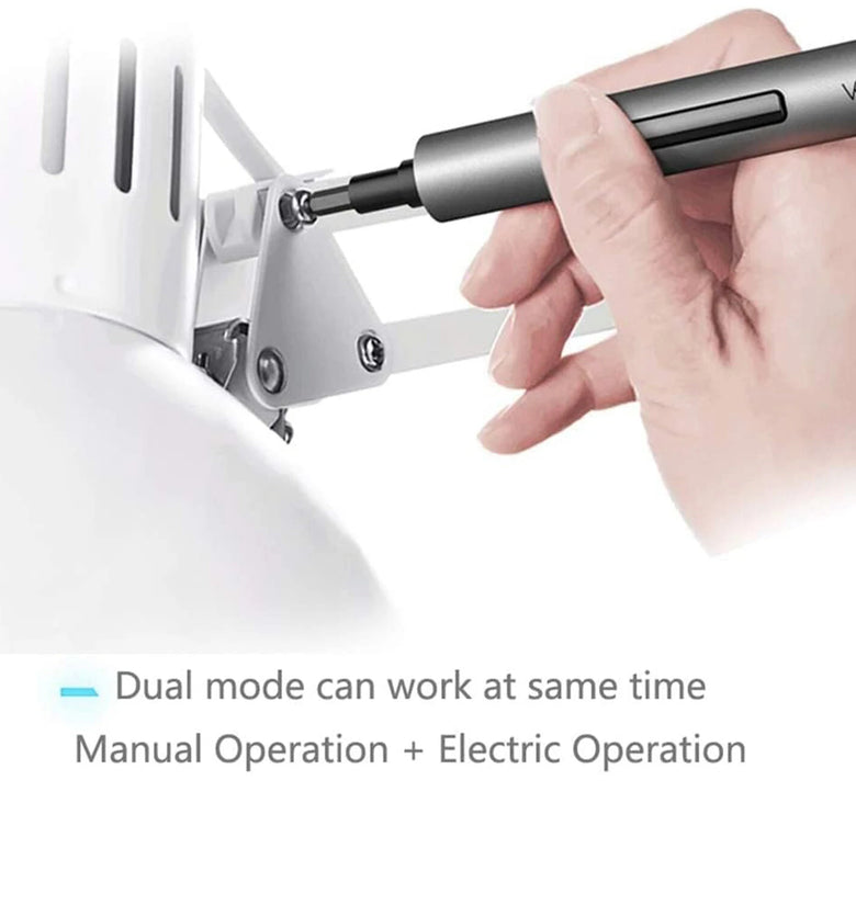 Wowstick 1F+ Electric Screwdriver 64 in 1 Dual Mode Cordless 3 LED Lights Lithium-ion Battery Alloy Steel Tri-Angle Screw Bits