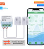 Tuya WiFi Smart Energy Monitor WMDL-2C AC 100-240V 50/60Hz Real-Time Power Usage Tracker High Accuracy 5 Multi-Channel Support Compact Design Home Power Management System WiFi Connectivity