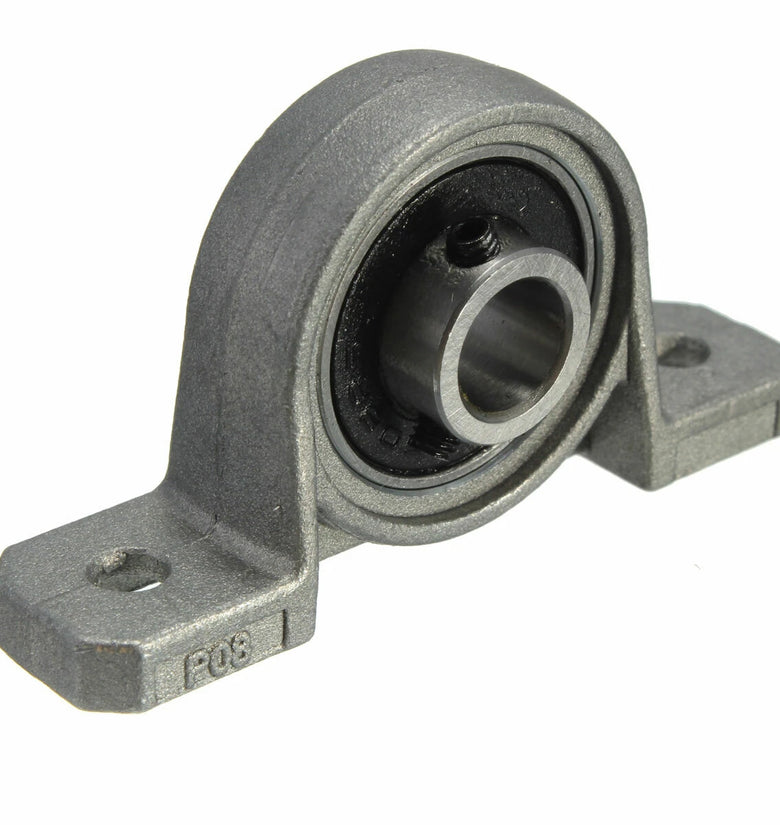 5Pcs 8mm Bore Diameter Pillow Block Mounted Ball Bearing KP08 Zinc Alloy