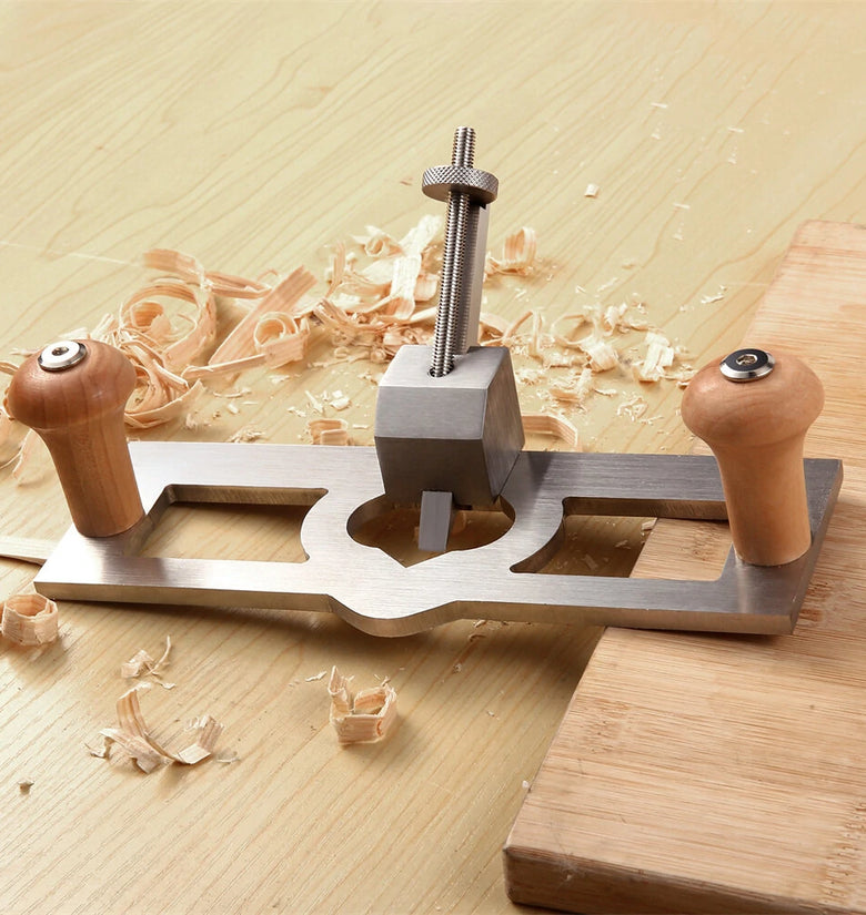Router Plane Handheld Adjustable Woodcraft Trimming Knife Depth Stop Planer Wood Chamfering Slottinge Woodworking Hand Tool