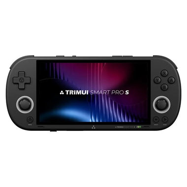[No Card] TRIMUI Smart Pro S Handheld Game Console 4.96-inch IPS Screen Open Source Linux System Octa-core Support WiFi6 & BT5.4 Retro Game Player with RGB Light TMR Dual Hall Joysticks 5000mAh Battery Gamer Console