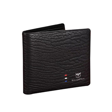 BULLCAPTAIN Men's Cow Leather Wallet Large Capacity Multi-Card Slot RFID Card Holder Billfold Money Clip Gift for Boyfriend Father Husband Gift