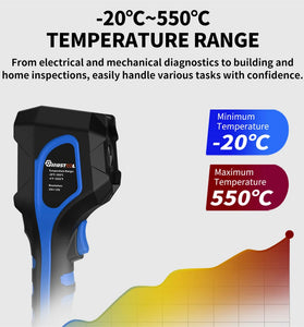 MUSTOOL 256x192 Visible light Thermal Imager Dual lens High Resolution Infrared Camera Wide Temperature Range Industrial 550 Handheld Thermal Imaging Device Rechargeable Battery