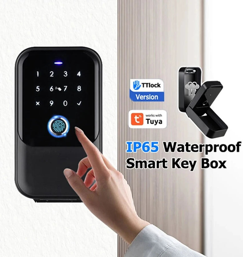 K5 Tuya/TTlock Smartkey Lock Box Wireless Electronic Key Safe with Digital Code App Controlled bluetooth Smartlock for Home Key Padlock