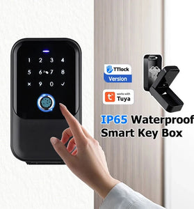 K5 Tuya/TTlock Smartkey Lock Box Wireless Electronic Key Safe with Digital Code App Controlled bluetooth Smartlock for Home Key Padlock